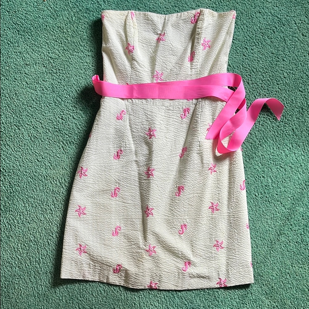Searsucker Starfish Dress